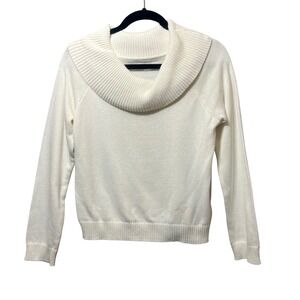 Aeropostale Womens XL Cream Cowl Neck Long Sleeve‎ Knit Pullover Sweater